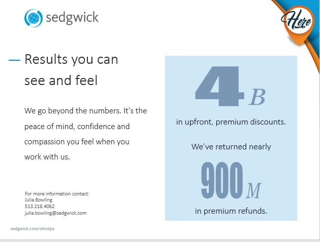 Sedgwick Ad