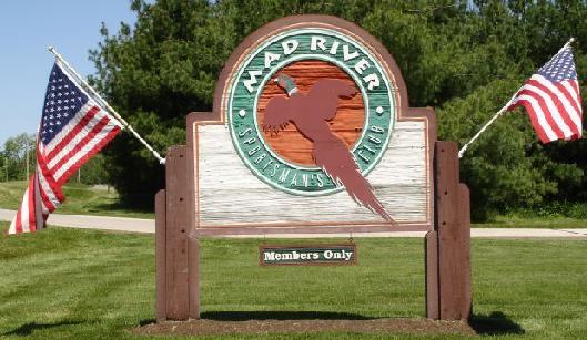Mad River Club Sign Mad River Club Sign